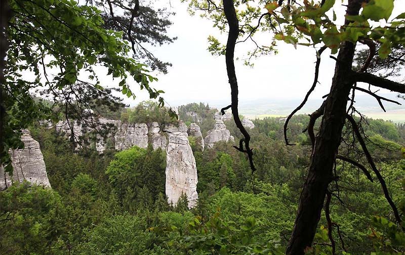 57 - Böhmisches Paradies - ruhiger Spaziergang mit schönen Aussichten auf die Felsen und die Burg Wallenstein (110 km)
